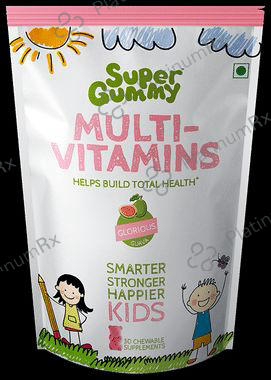 Super Gummy Multi Vitamins Chewable Capsule for Kids - Flavour Glorious Guava