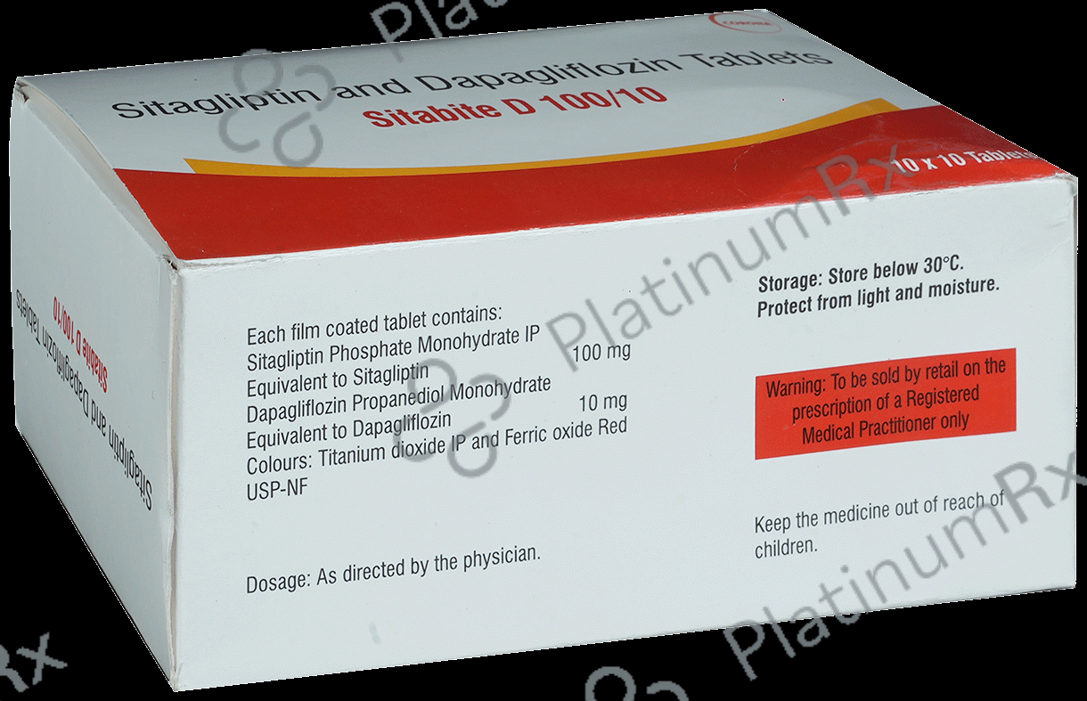 Sitabite D 10/100mg Tablet 10s
