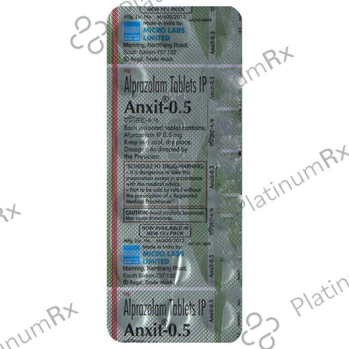 Anxit 0.5 Tablet