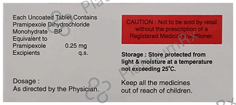 Pramiset 0.25mg Tablet