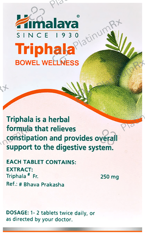 Himalaya Triphala Wellness Amla/Bibhitaki/Haritaki Tablet 60s
