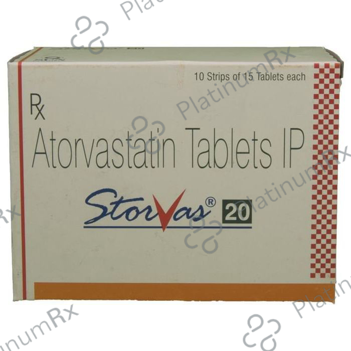 Storvas 20mg Tablet 15s