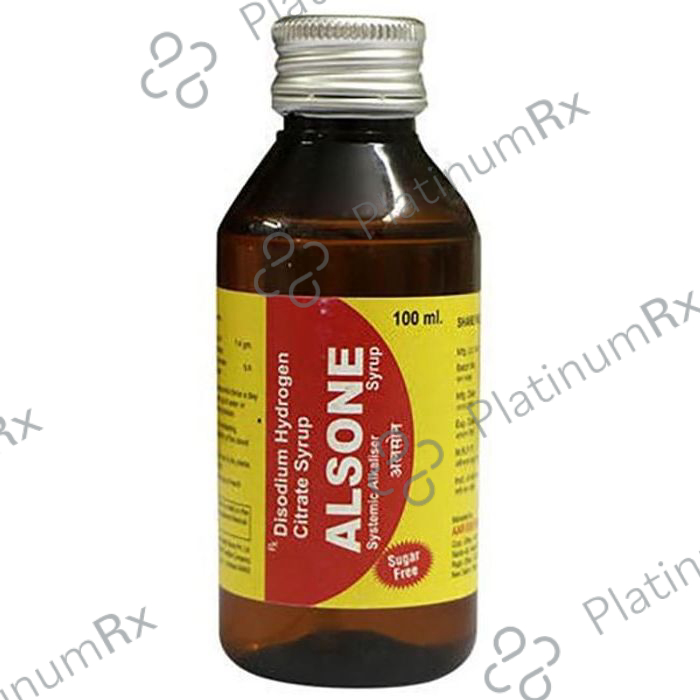 Alsone Syrup Sugar Free