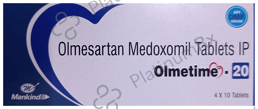 Olmetime 20mg Tablet 10s