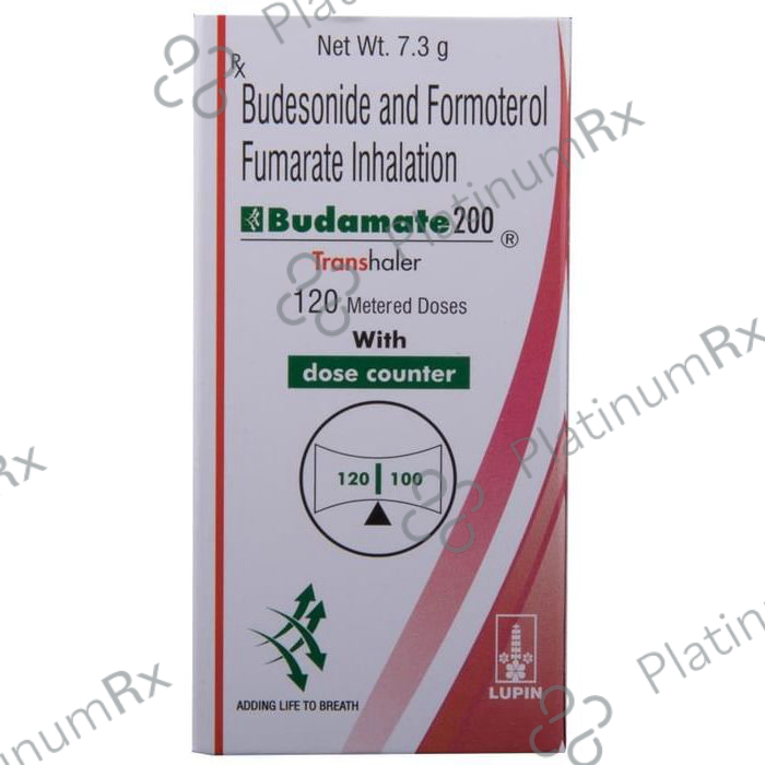 Budamate 6/200mcg Transhaler 120MDI