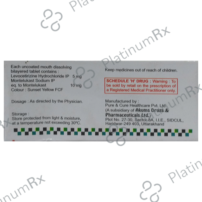 Breaze L 5/10mg Tablet 10s