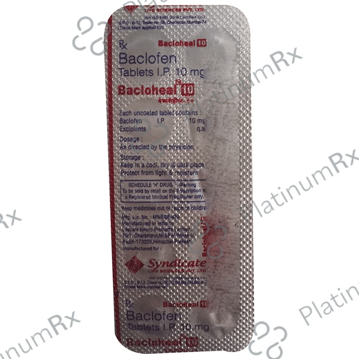 Bacloheal 10mg Tablet