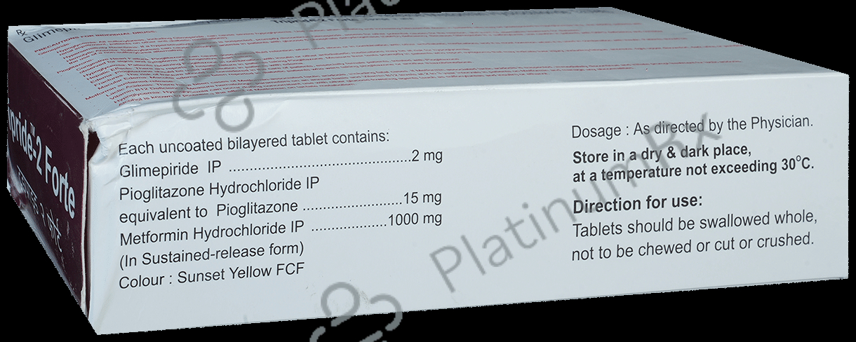 Tripride 2 Forte 2/1000/15mg Tablet SR 15s