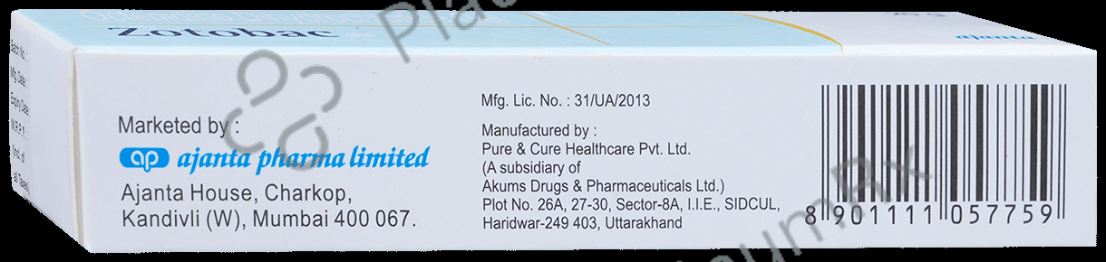 Zotobac 0.05% Gel 20gm