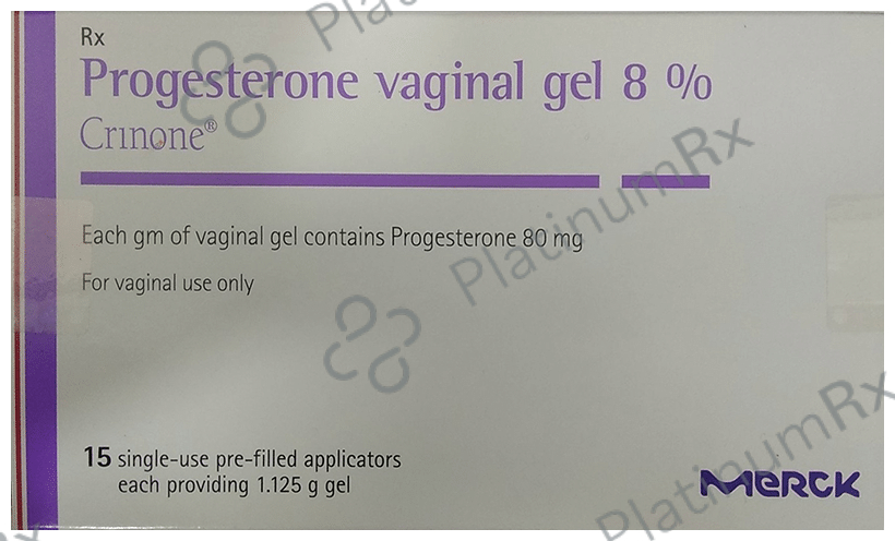Crinone 8% Vaginal gel
