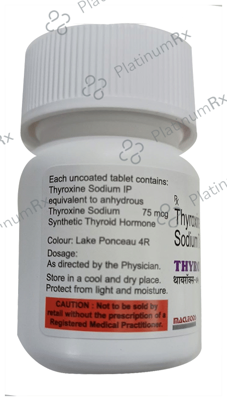 Thyrox 75mcg Tablet 120s