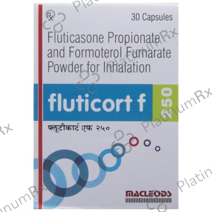 Fluticort F 250/6mcg Capsule 30s
