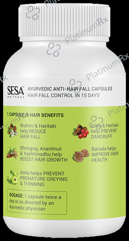 Sesa Ayurvedic Anti-Hair Fall Veg Capsule