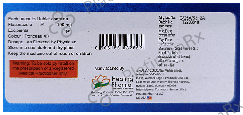 Fluconaz 150mg Tablet 4 Tablet
