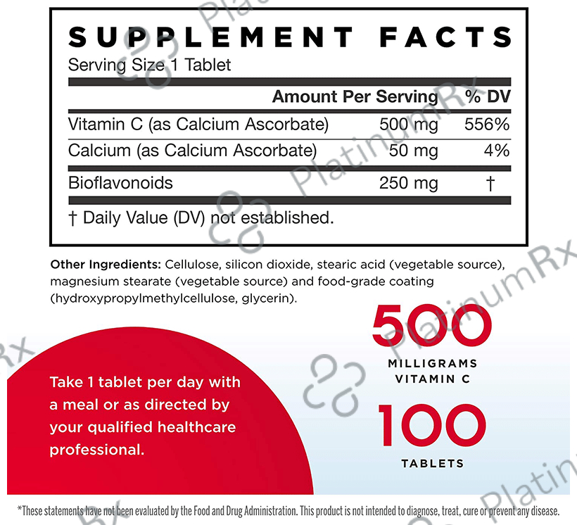 Jarrow Formulas Vitamin C 750mg Tablet - For Antioxidant Support