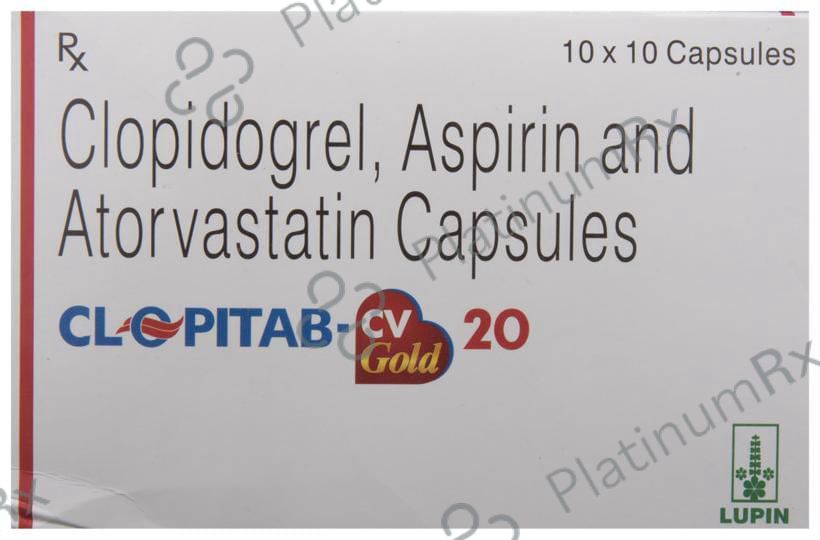 Clopitab CV Gold 20/75/75mg Capsule 10s
