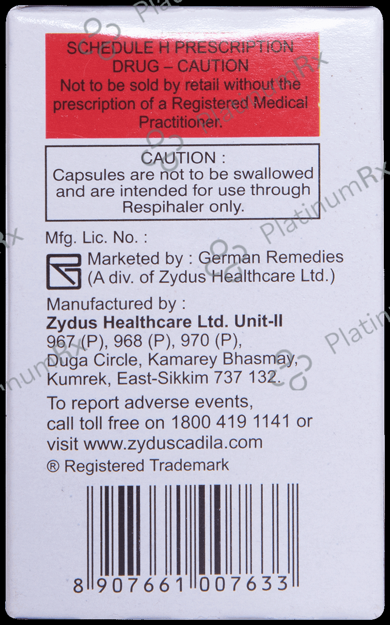ForAir 100/50mcg Respicap 30s