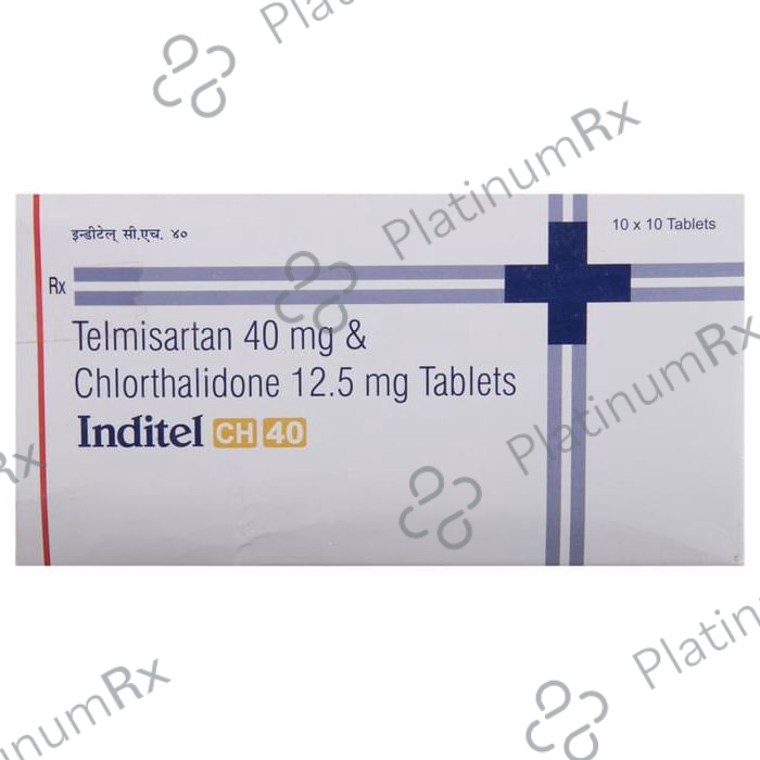Inditel CH 40/12.5mg Tablet 10s