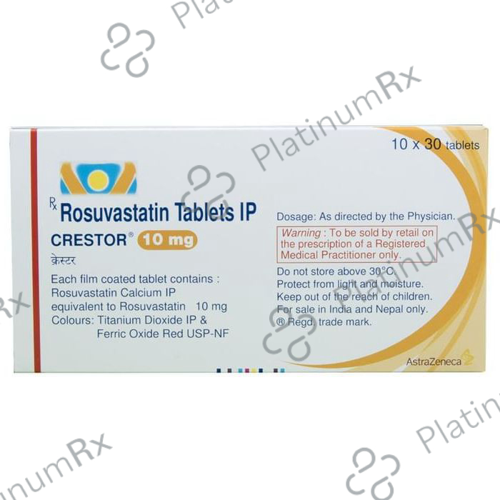 Crestor 10mg Tablet 30 tablets