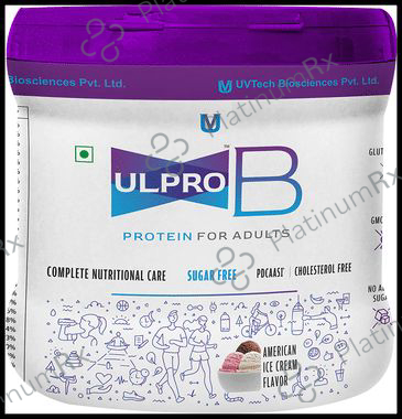 Ulpro B Protein Powder American Ice Cream Sugar Free