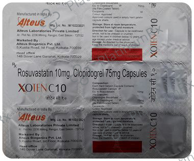 Xoten C 10mg/75mg Capsule 15 Capsule