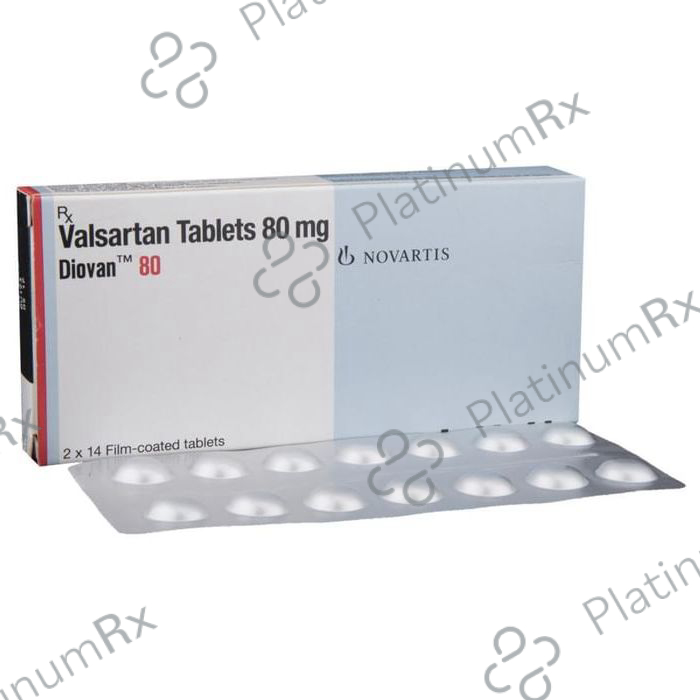 Diovan 80mg Tablet 14s