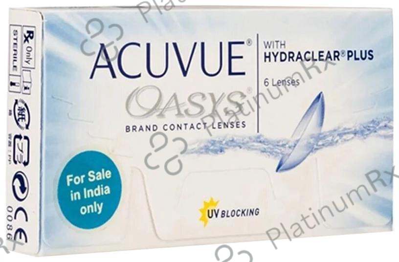 Acuvue Oasys with Hydraclear Plus Contact Lens Optical Power -5 Transparent Spherical