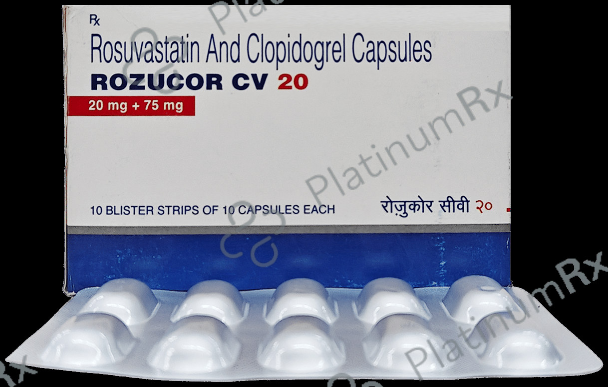Rozucor CV 20/75mg Capsule 10s