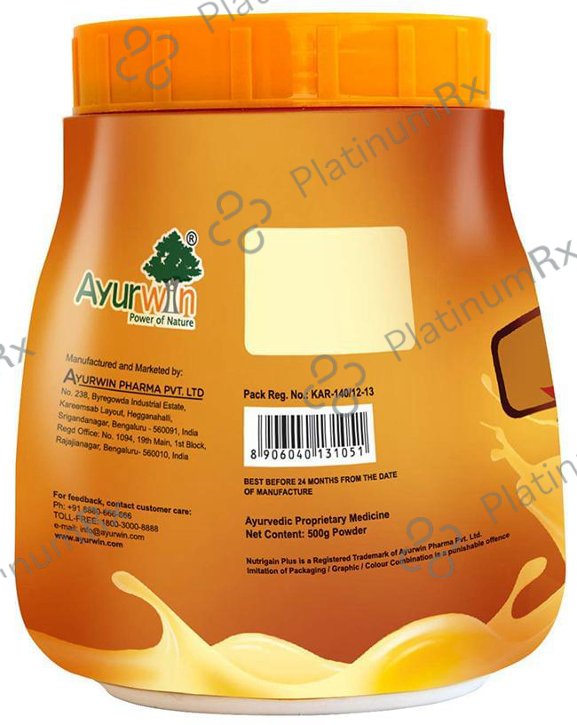 Ayurwin Nutrigain Plus Powder Banana