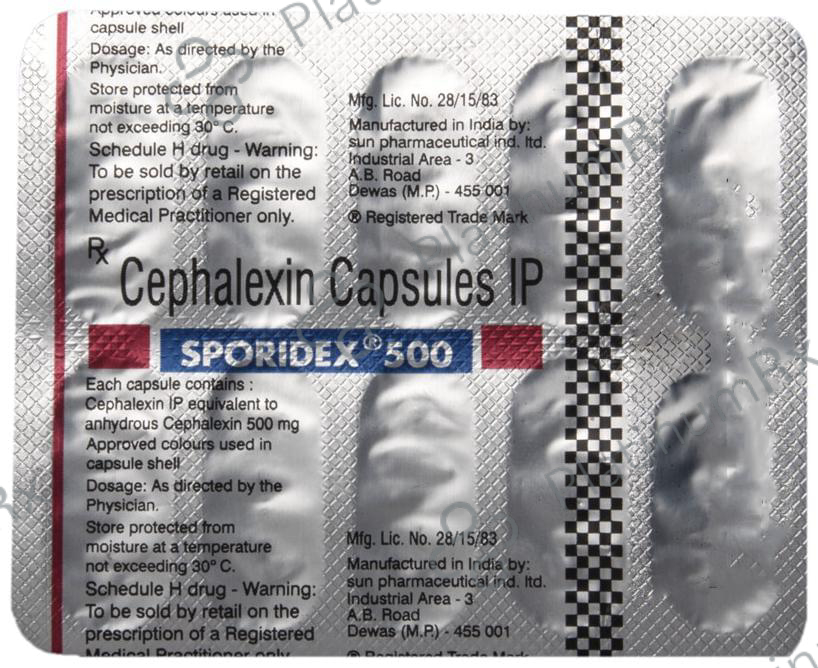 Sporidex 500mg Capsule 10s