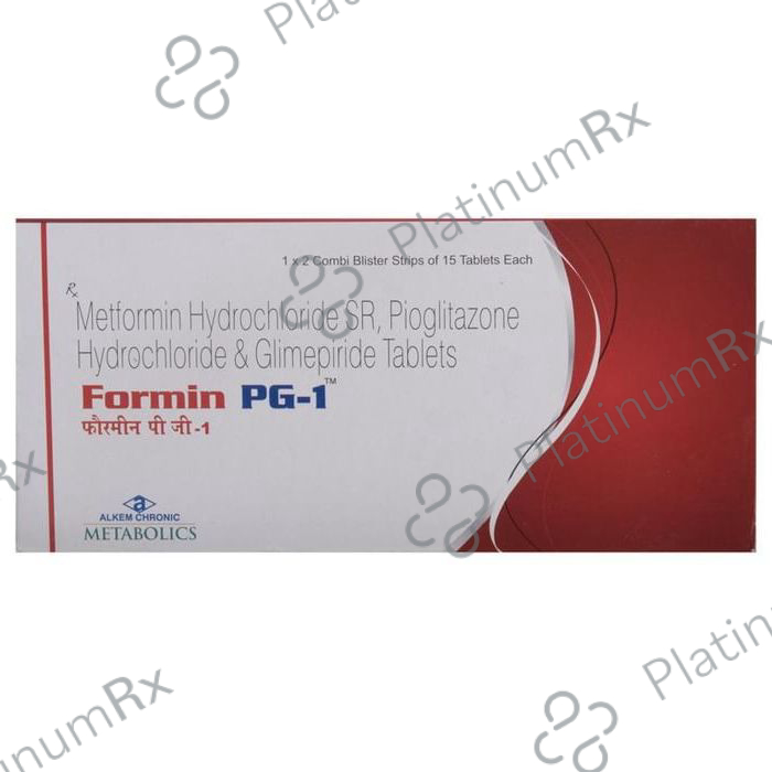 Formin PG 1/500/15mg Tablet SR 15s
