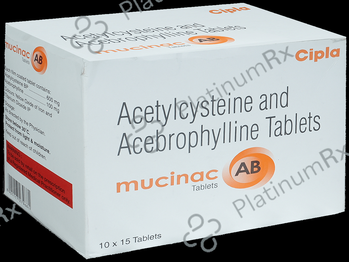 Mucinac AB 100/600mg Tablet 15s