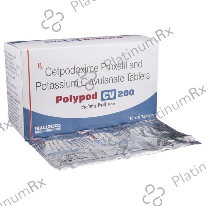 Polypod CV 200/125mg Tablet 10s
