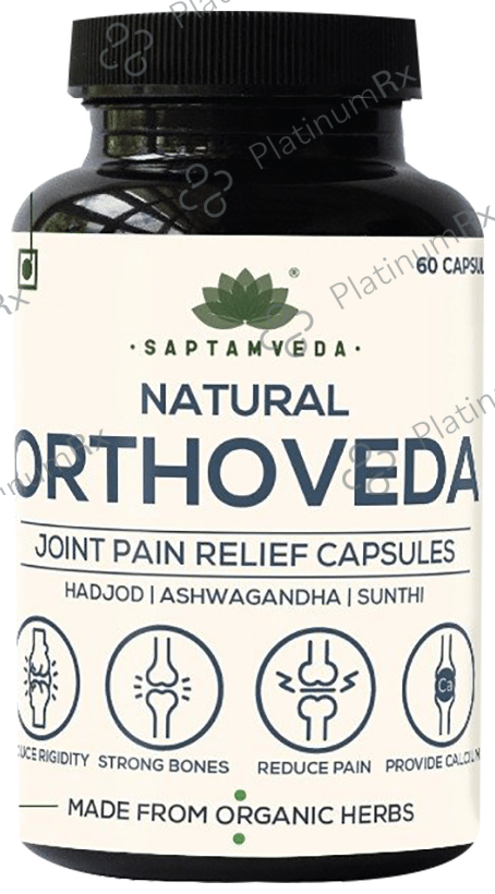 Saptamveda Natural Orthoveda Capsule (60 Each) 1 Bottle