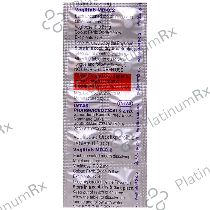 Voglitab MD 0.2 Tablet