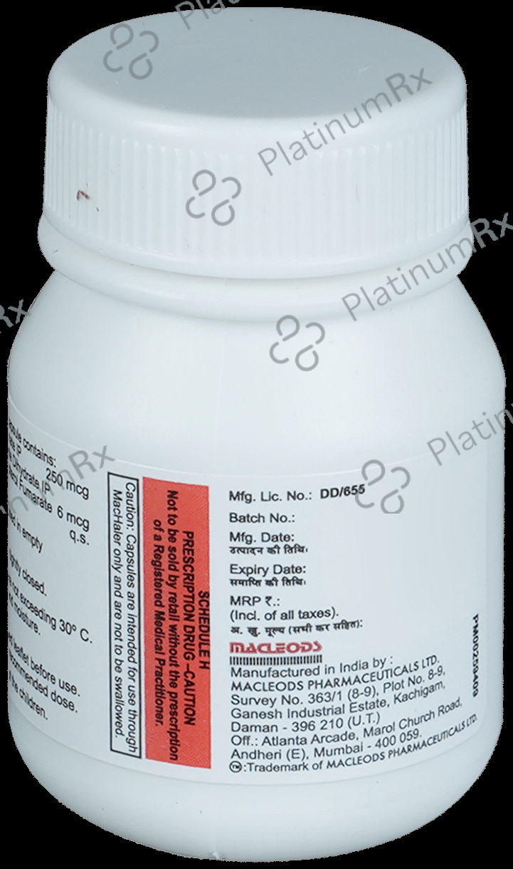 Fluticort F 250/6mcg Capsule 30s