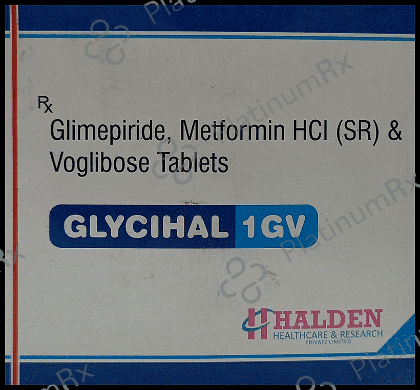 Glycihal 1GV Tablet SR 15s