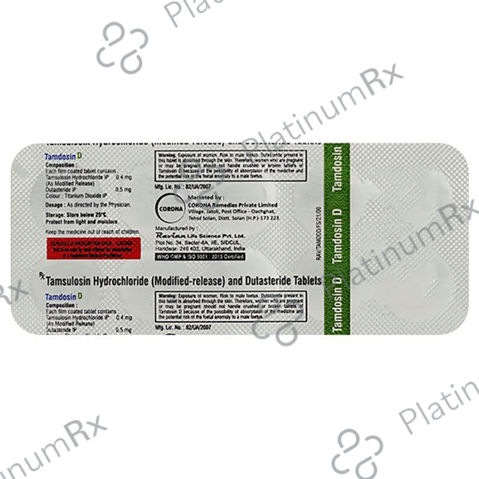 Tamdosin D Tablet MR 10 Tablet MR