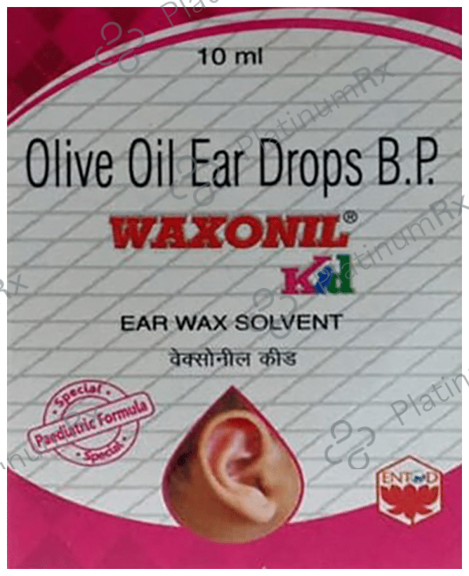 Waxonil Kid Olive Oil Ear Drop - Ear-Wax Solvent