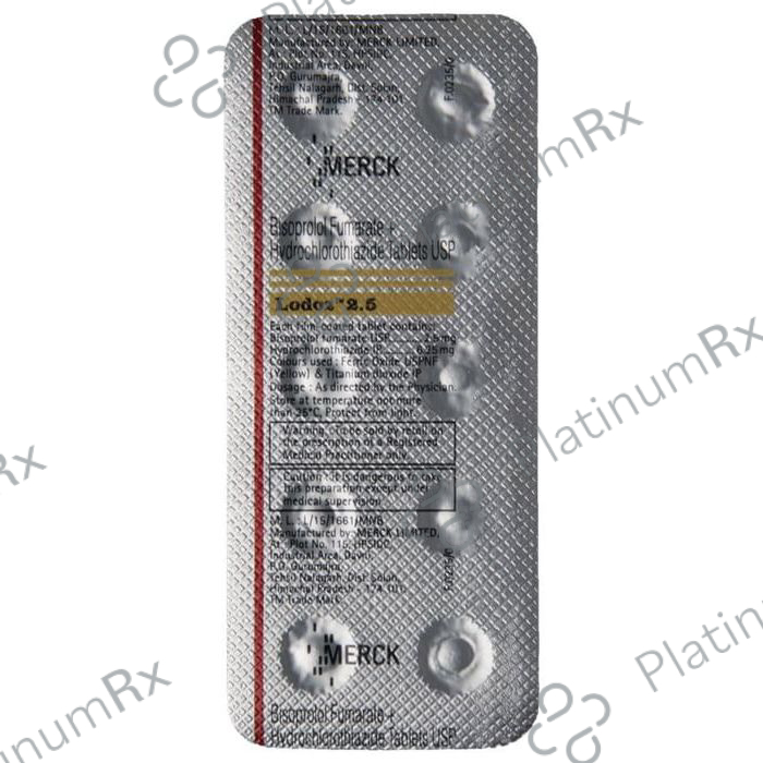 Lodoz 2.5/6.25mg Tablet 10s