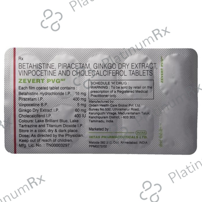 Zevert Pvg NF Tablet