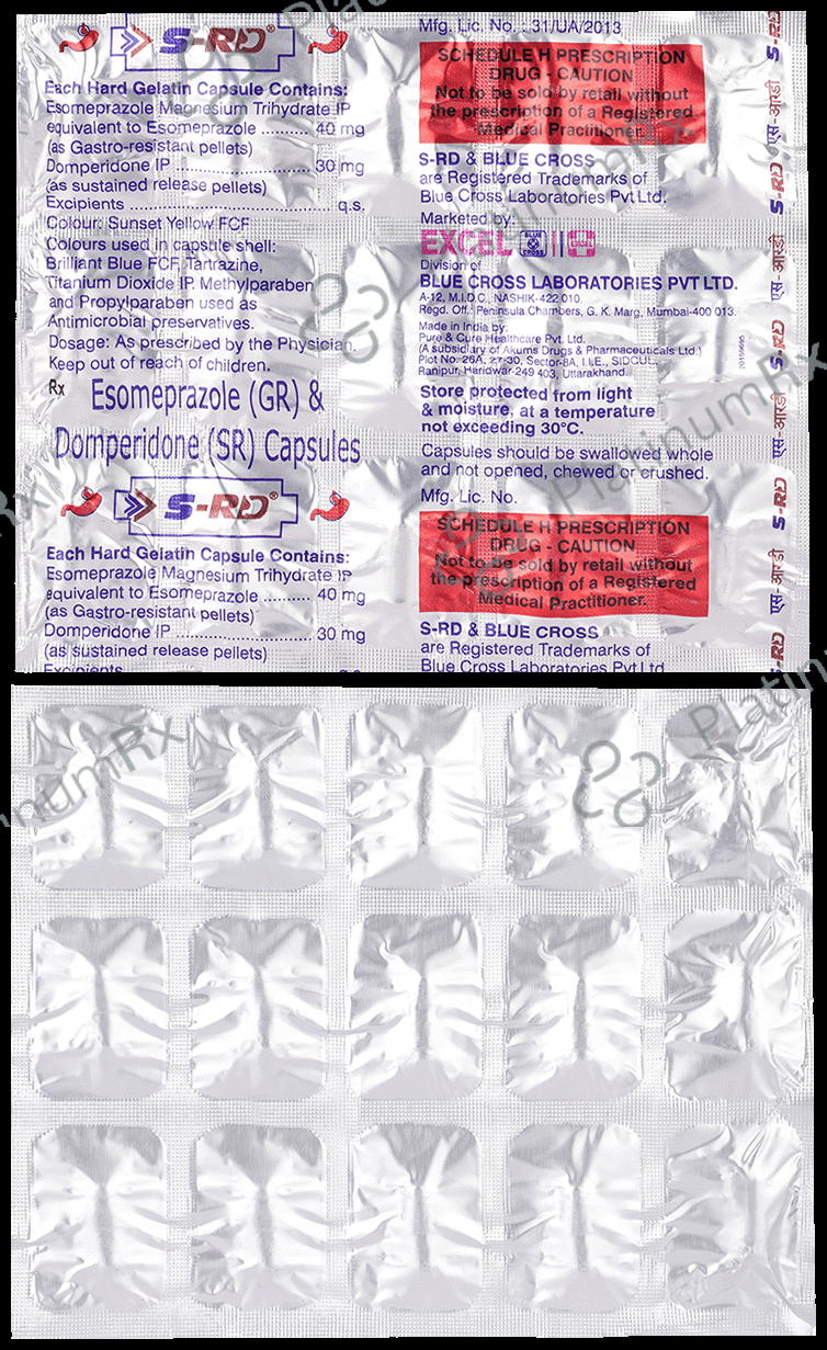 S RD 30/40mg Capsule SR 15s