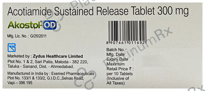 Akostol-OD Tablet SR
