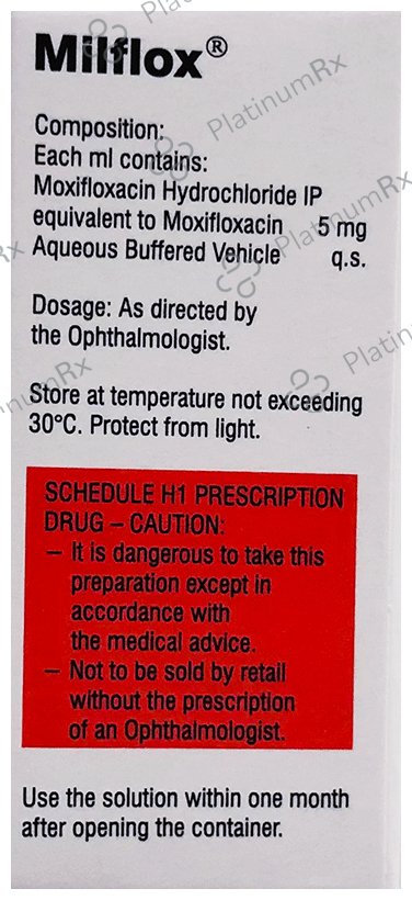 Milflox 0.5% Eye Drop 5ml