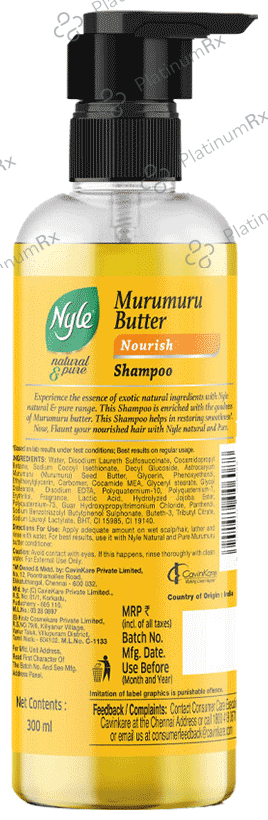 Nyle Shampoo Natural & pure Nourish
