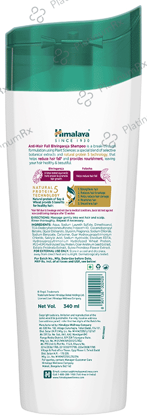 Himalaya Anti-Hair Fall Bhringaraja Shampoo 340 ml