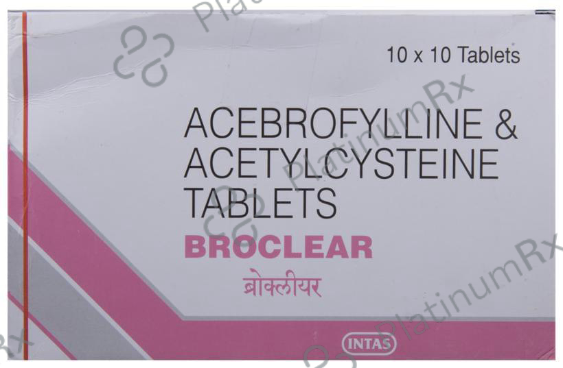 Broclear 100/600mg Tablet 10s