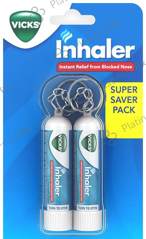 Vicks Inhaler Super Saver Pack (0.5ml Each) 2s