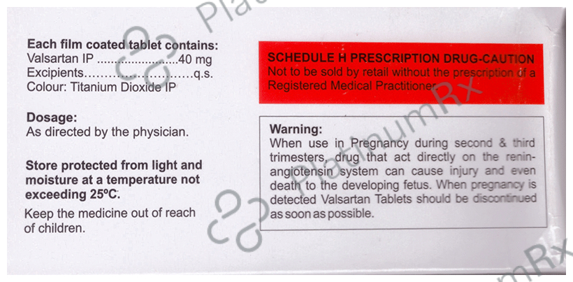 Valembic 40mg Tablet 10s