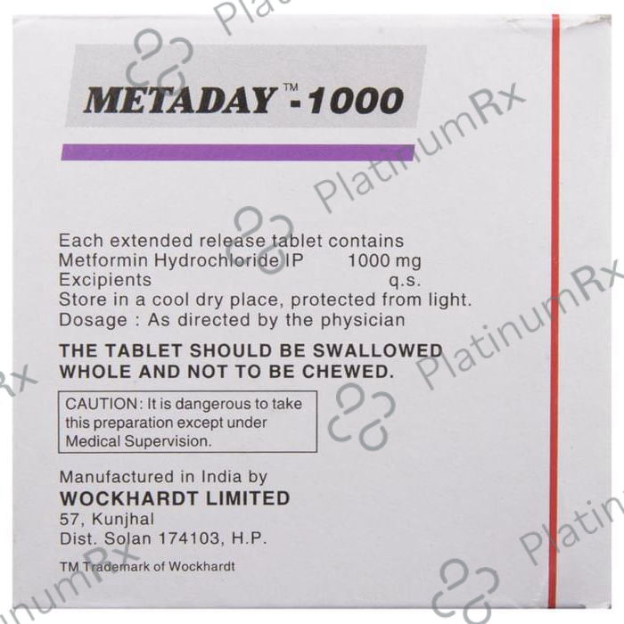 Metaday 1000 Tablet ER